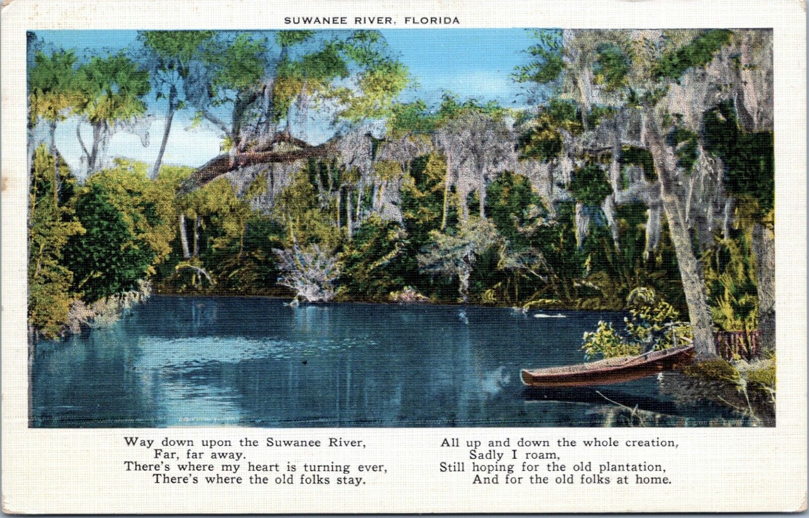 postcard Florida - Suwanee River