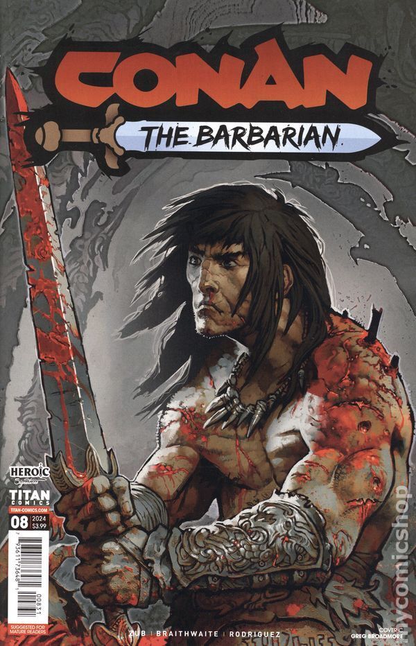 Conan the Barbarian #8C Broadmore Variant VF 2024 Stock Image