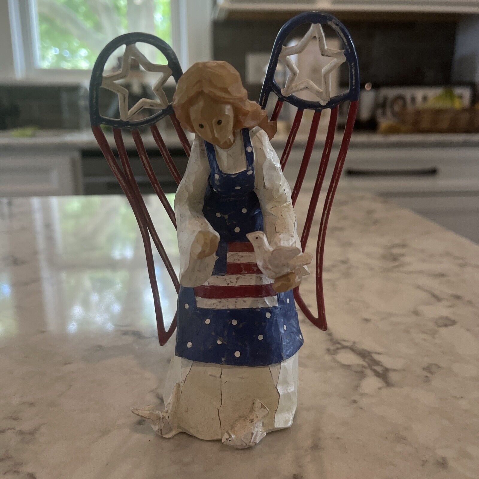 2001 American Angel Accents Patriotic Angel 71373 “ Courage”