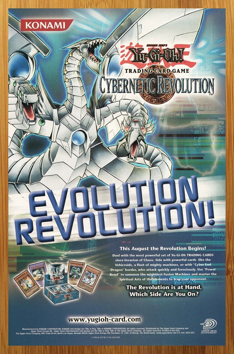 2005 Yu-Gi-Oh Cybernetic Revolution TCG Trading Cards Print Ad/Poster Promo Art
