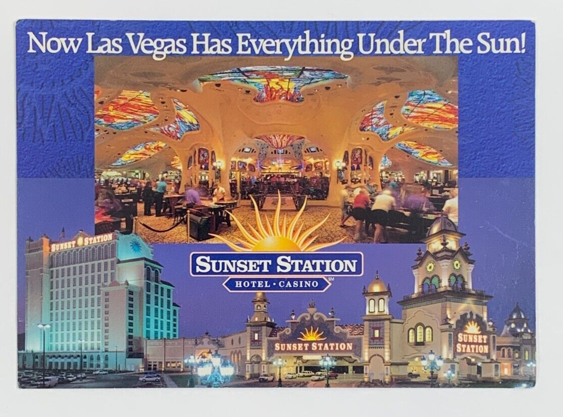 Sunset Station Hotel Casino Las Vegas Nevada Multiview Postcard Unposted