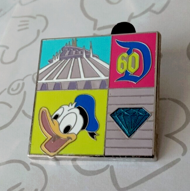 Donald Duck Disneyland 60 Diamond Celebration Starter Disney Pin 109412