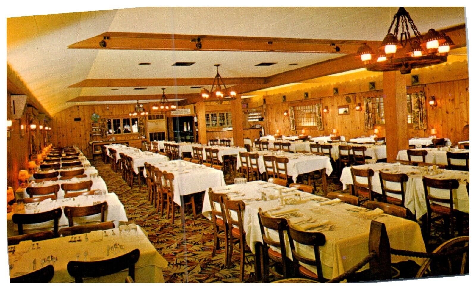 Smith\'s Olde Surrey Room on Cape Cod Falmouth, MA Mass Advertising 1972 Postcard