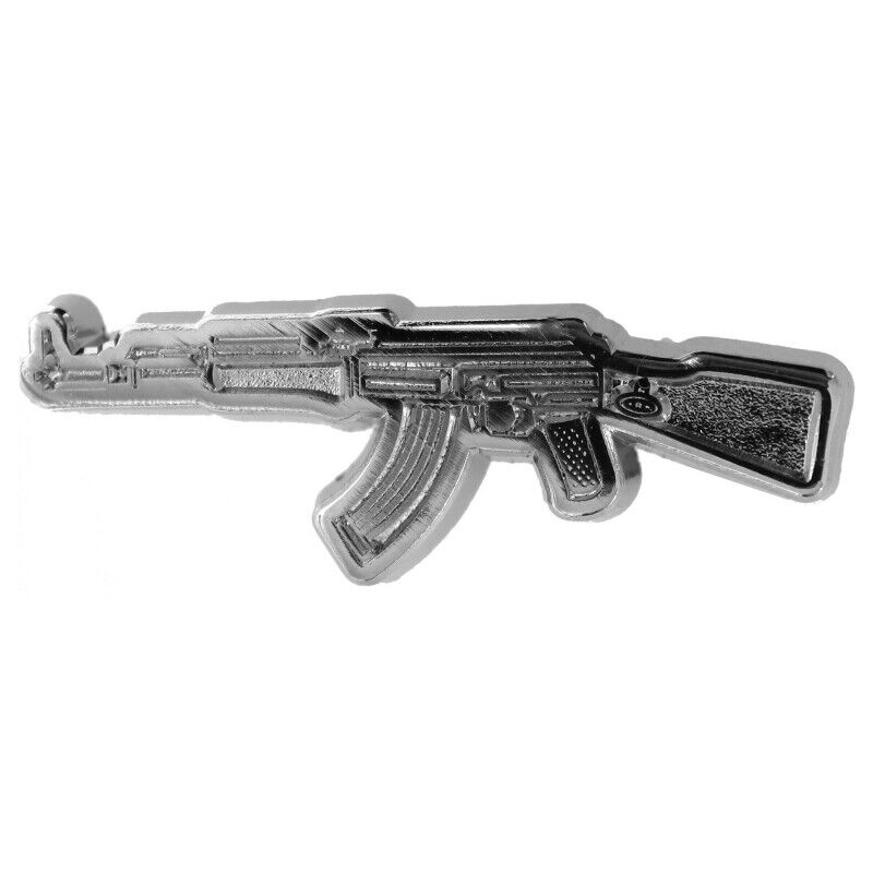 Pin For Lapel, Hat, Vest, Jacket, AK-47 Kalashnikov (Premium Quality Metal Pin)