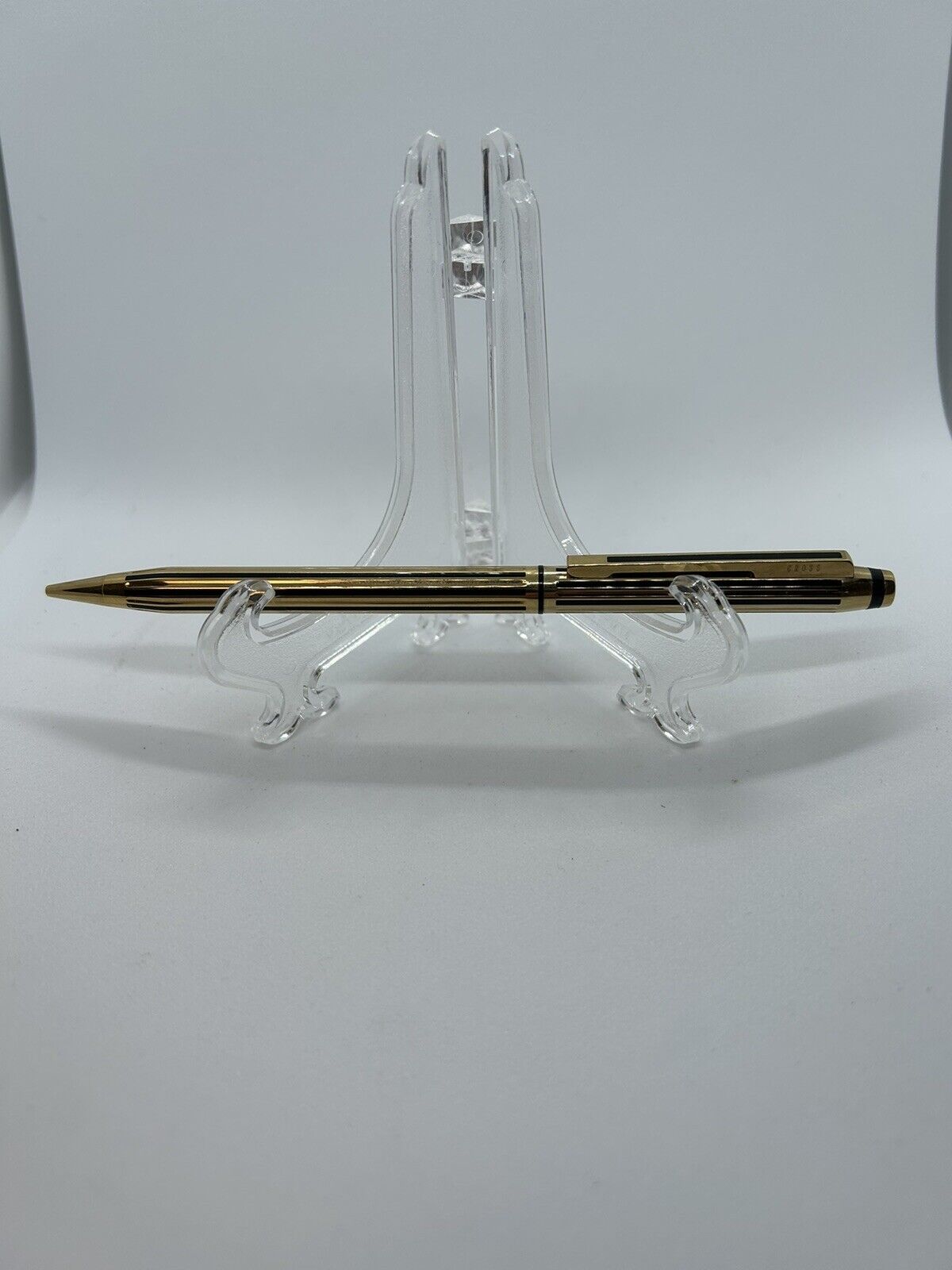 Cross Signature Pencil 22kt Gold with Black Laquer