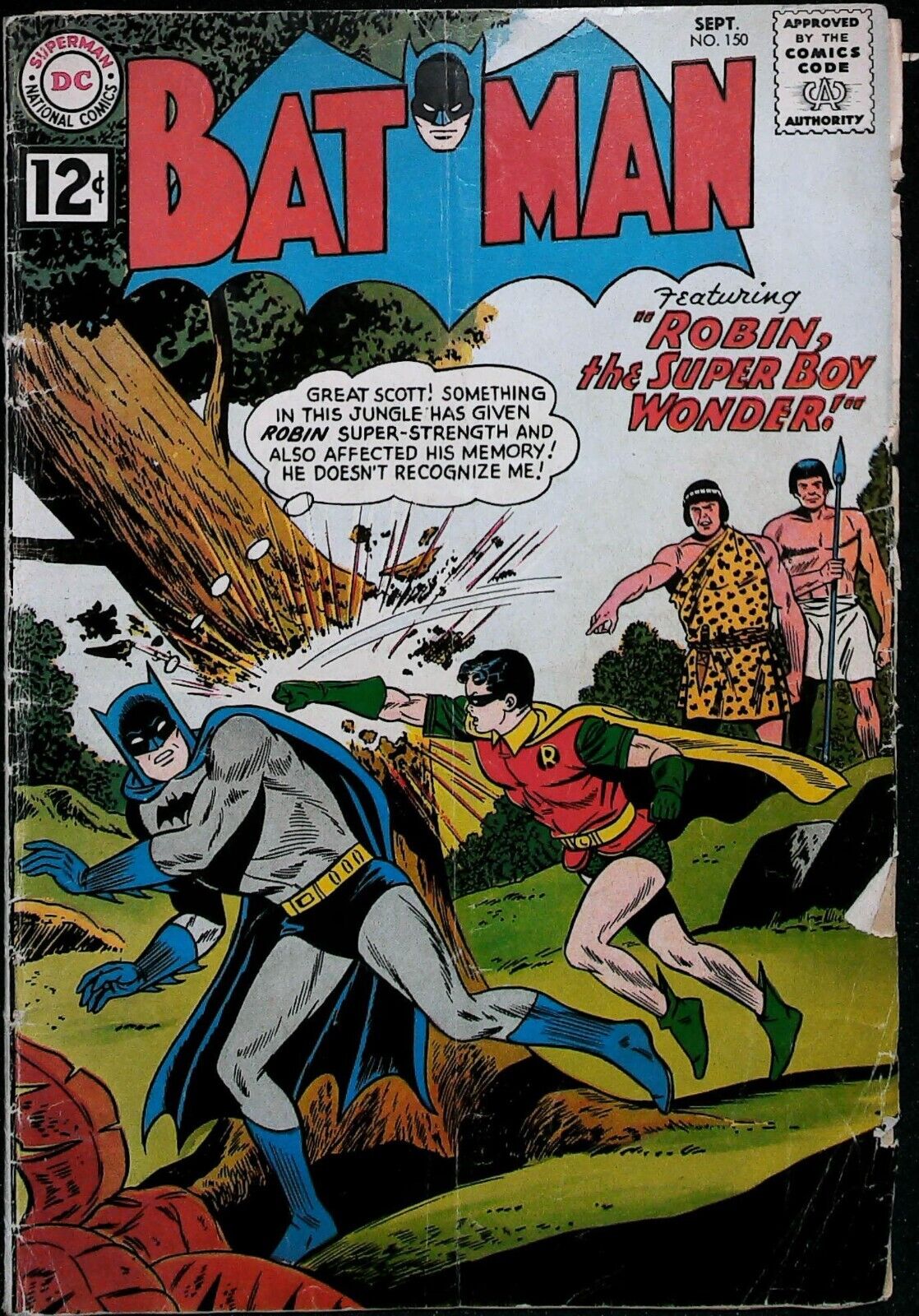 Batman #150 Vol 1 (1962) - DC - 150th Issue - Low Grade - Centerfold Detached