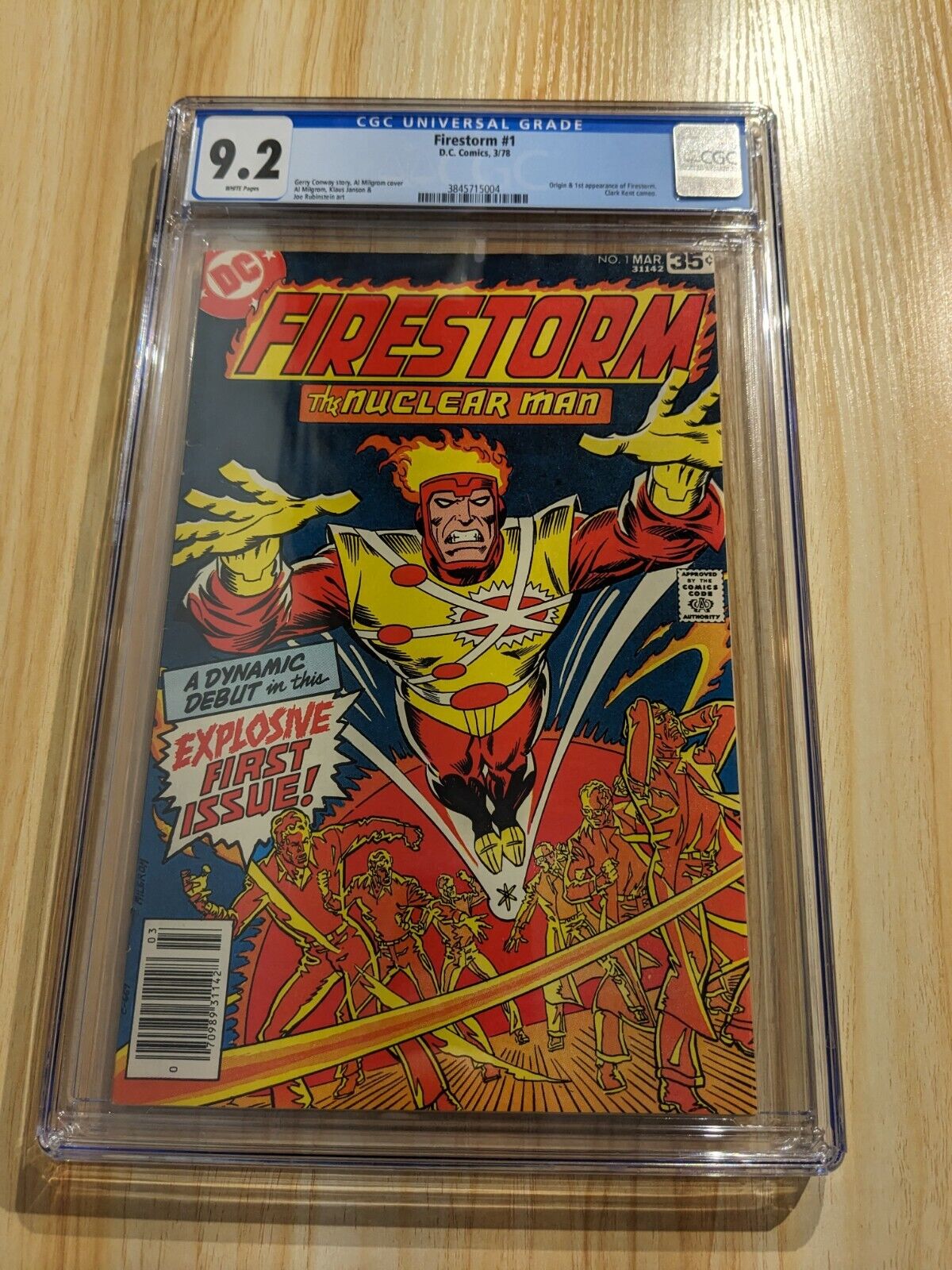FIRESTORM The Nuclear Man #1 CGC 9.2 Origin of & First Appearance DC Comics 1978