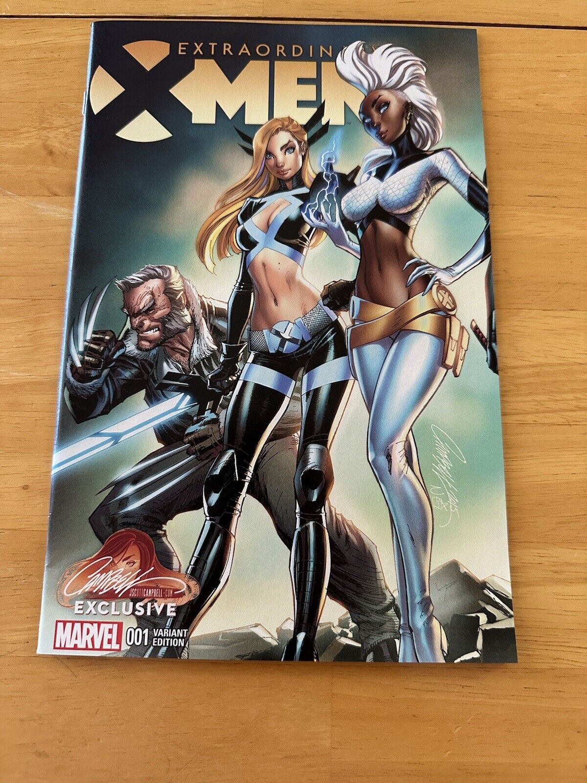 Extraordinary X-Men #1 | J Scott Campbell Exclusive Variant Cover | 2015