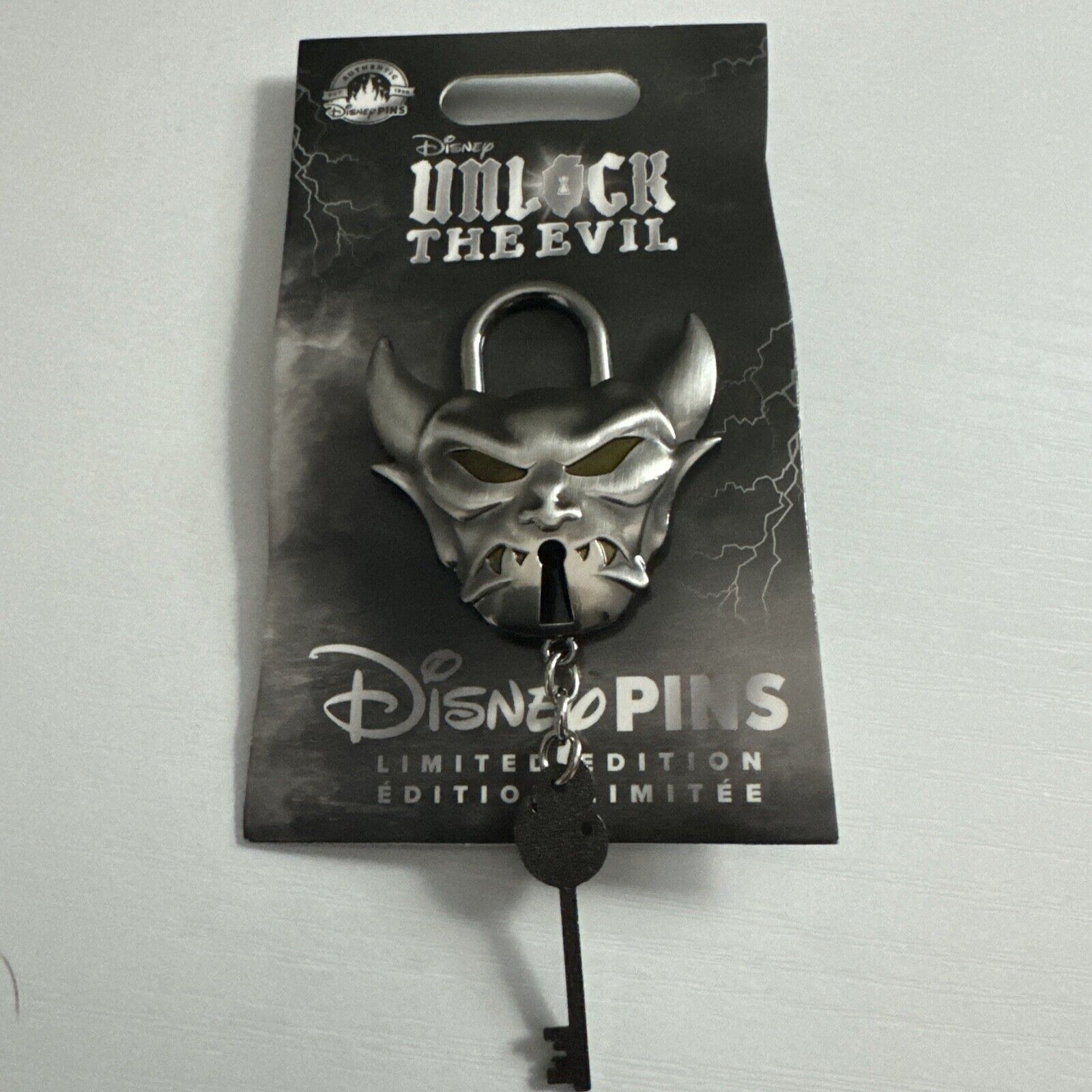 Disney Parks Limited Edition Unlock The Evil Chernabog Fantasia Pin Brand New