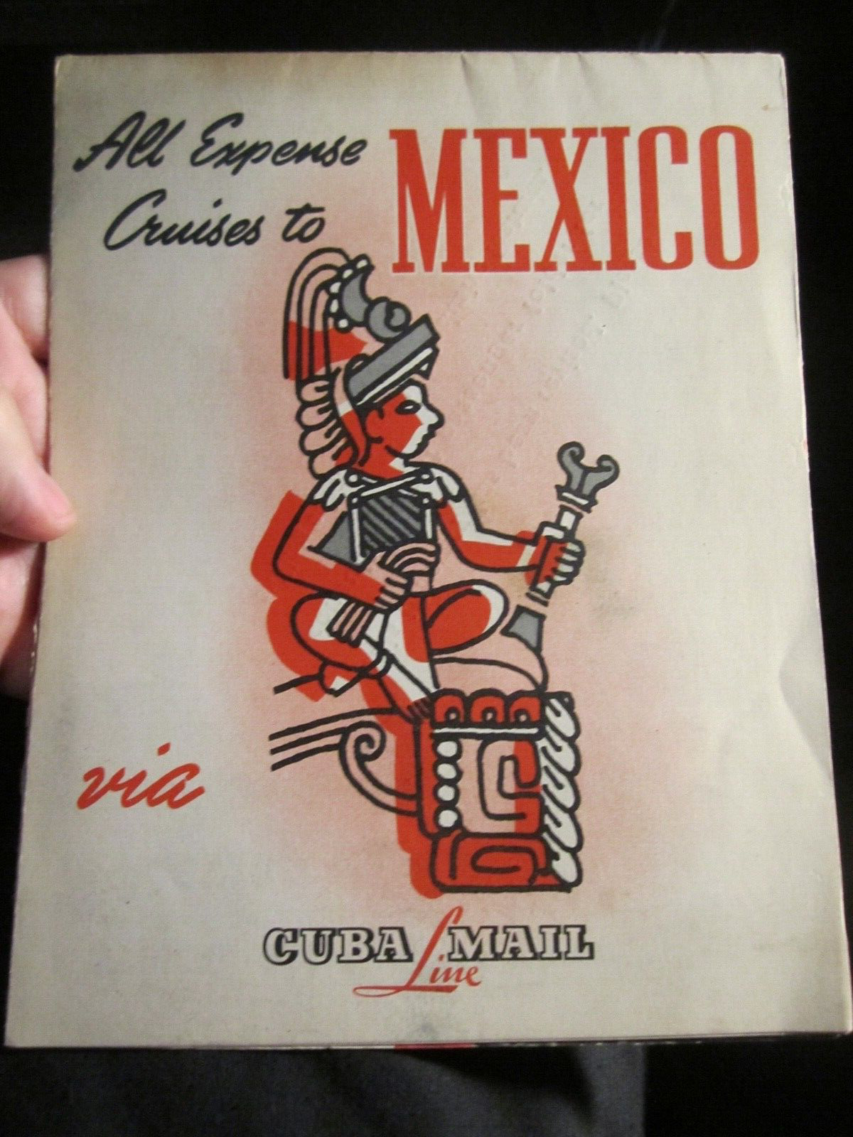 1939 ALL EXPENSE CRUISES TO MEXICO BOOKLET ADVERTISING BBA-42