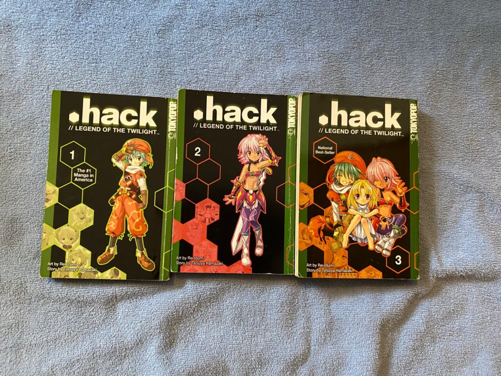 .hack Legend of the Twilight English Manga Books Volumes 1-3 Complete Set