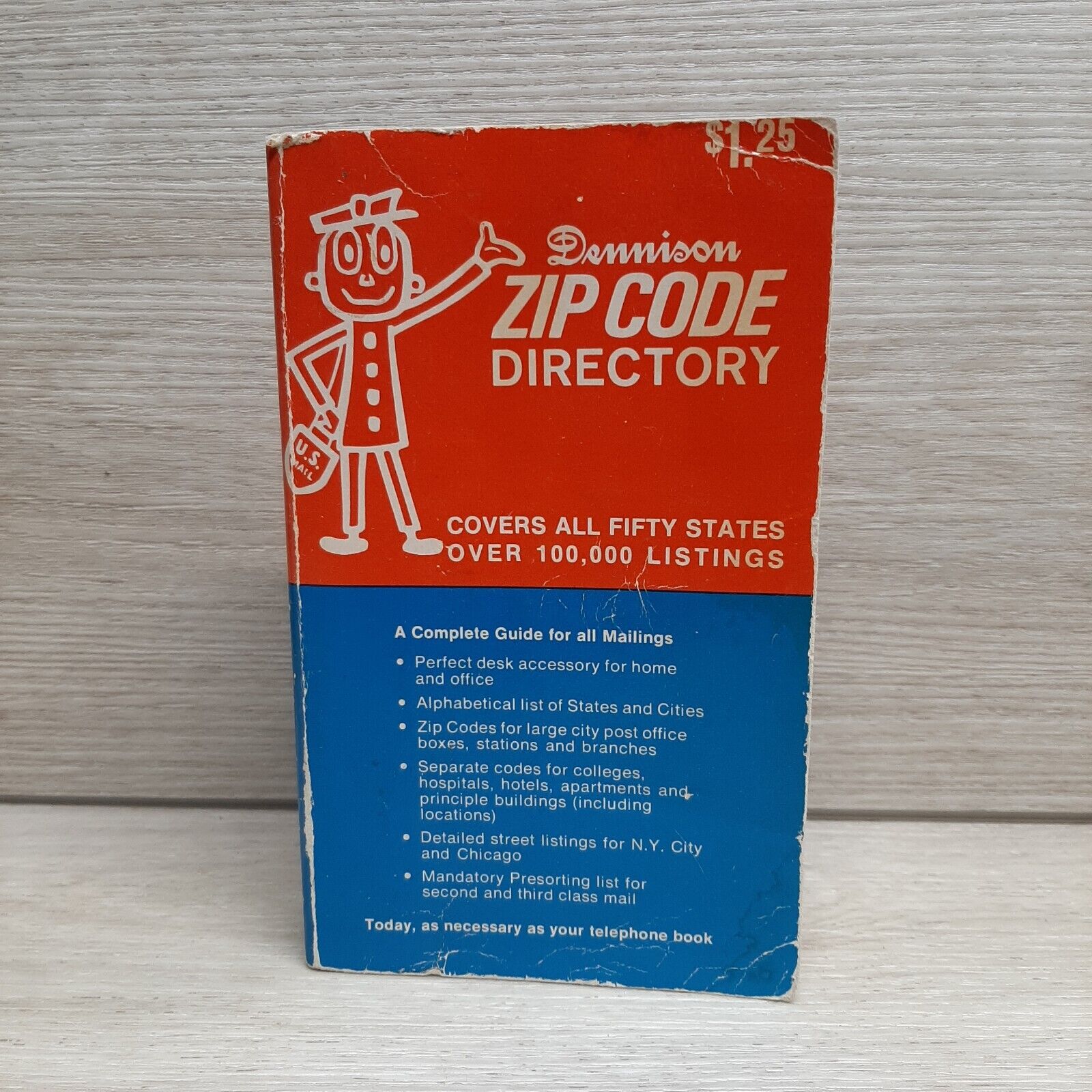 Dennison Zip Code Directory PB Covers All 50 States Over 100,000 Listings 