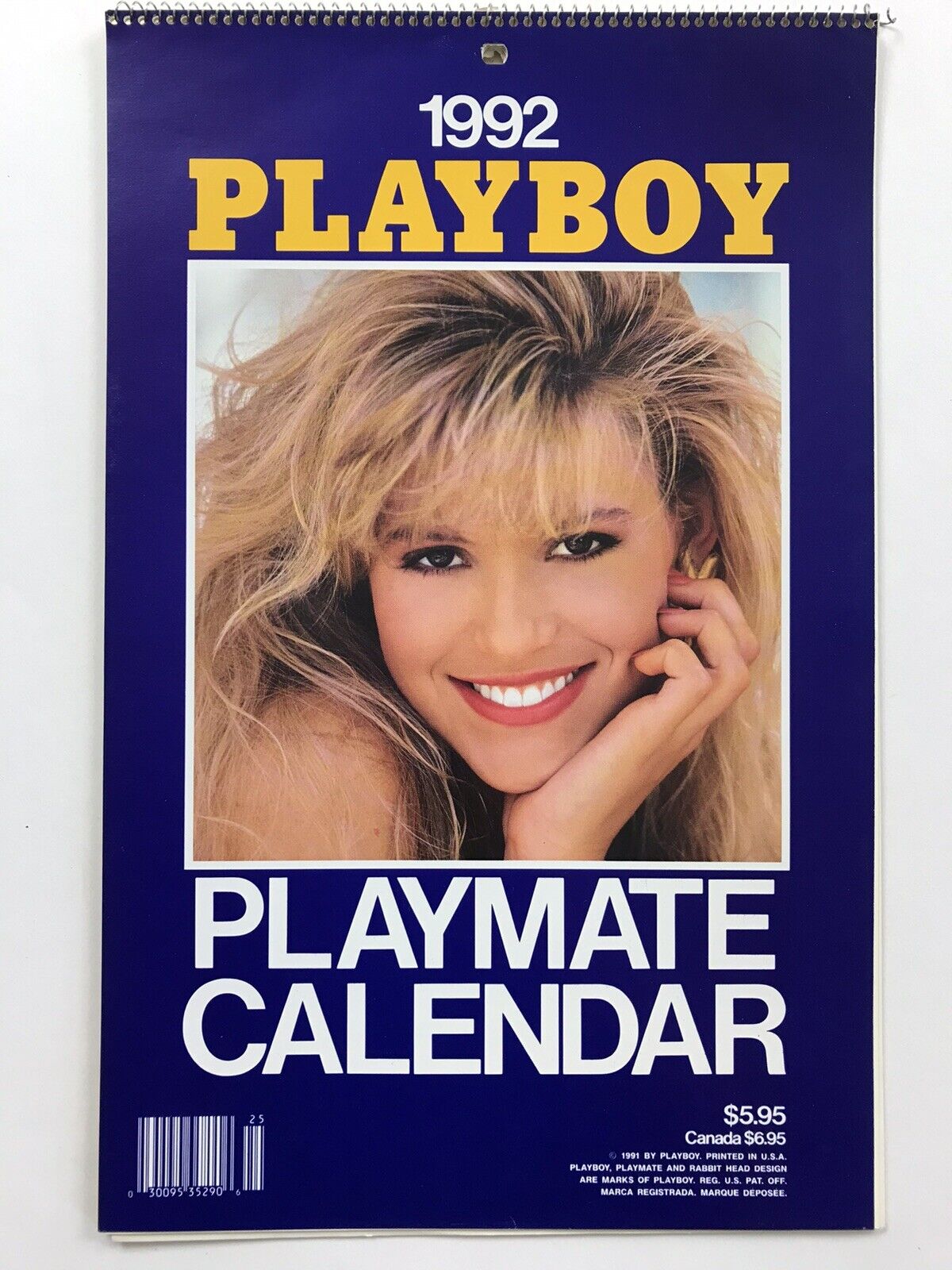 1992 Playboy Playmate 12 Month Wall Calendar - Morgan Fox, more 12.5 x 8 inches