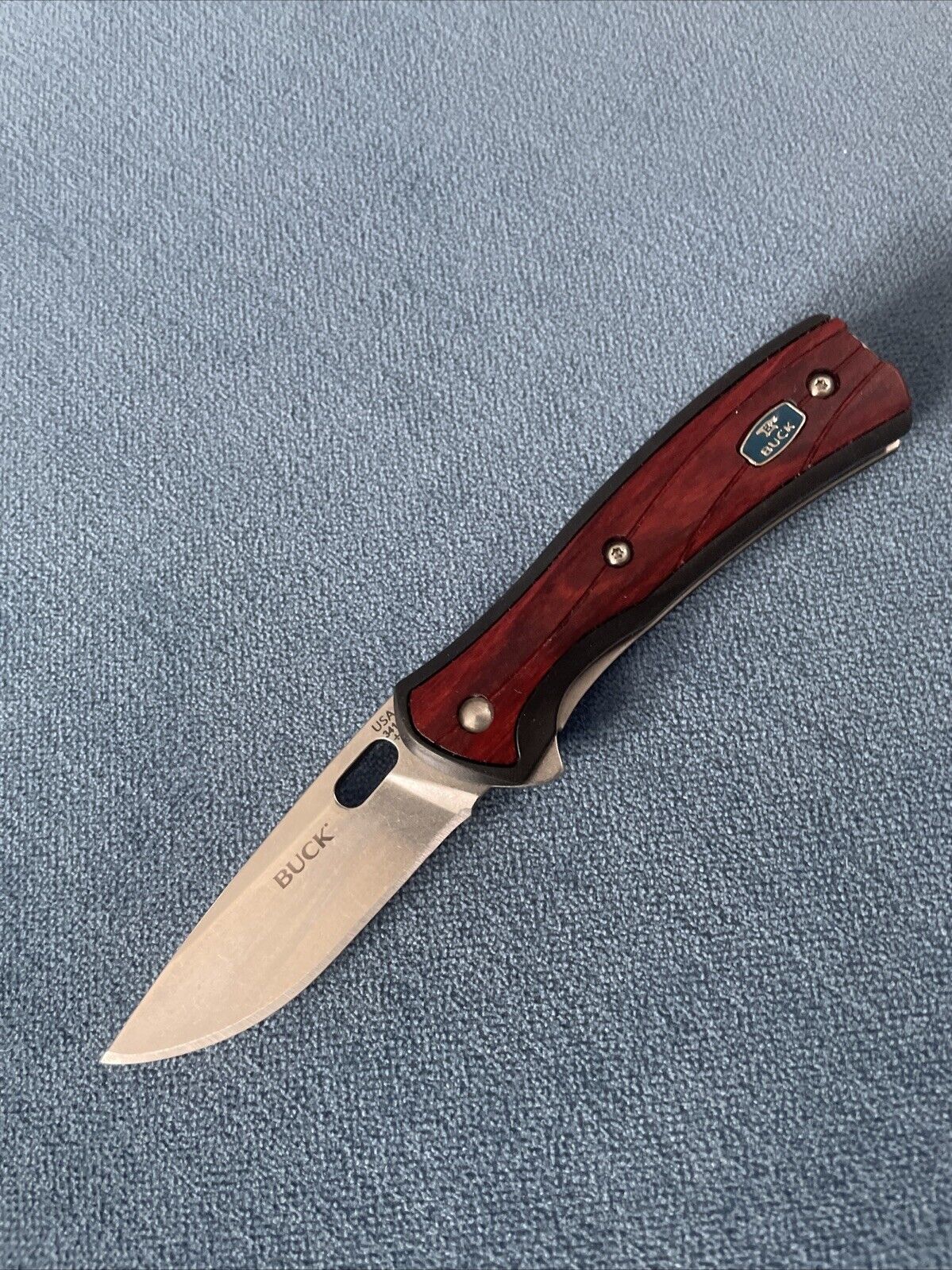 Buck 341 Vantage Avid Pocket Knife, Rosewood Handle, Made In USA