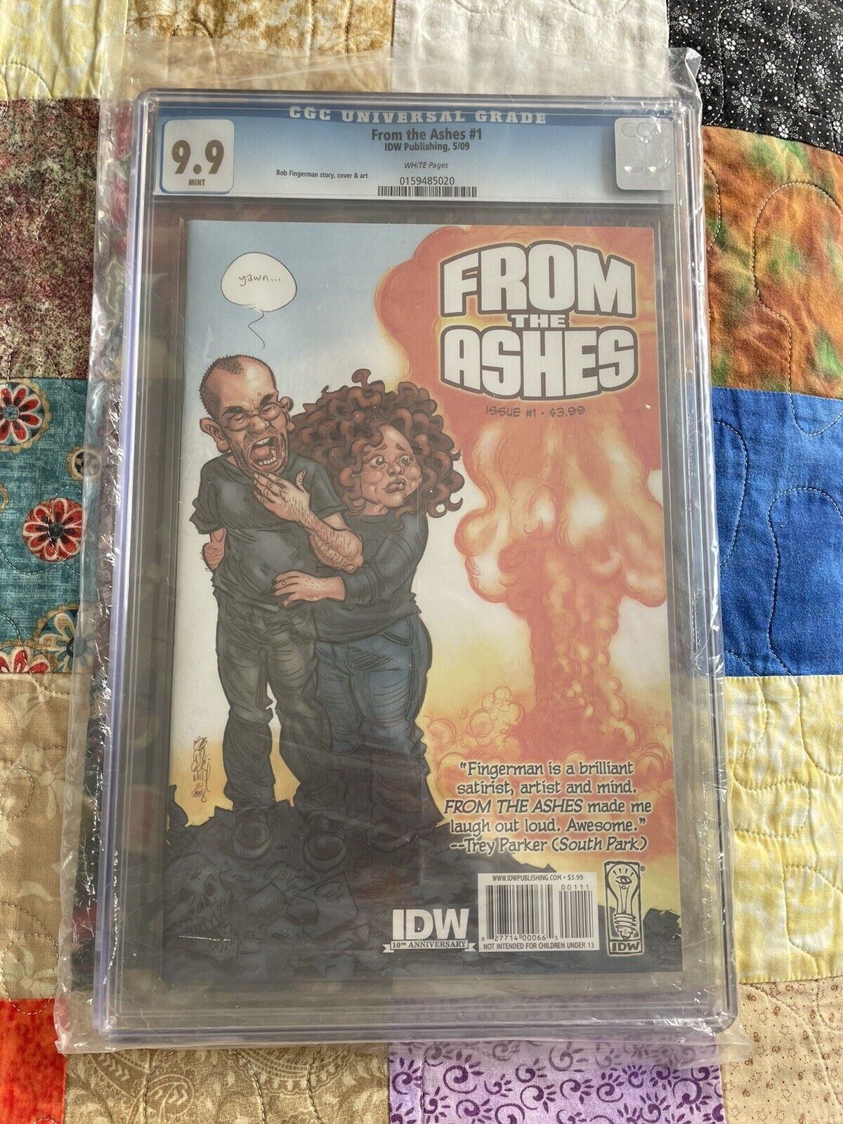 From the Ashes #1 IDW Publishing CGC 9.9