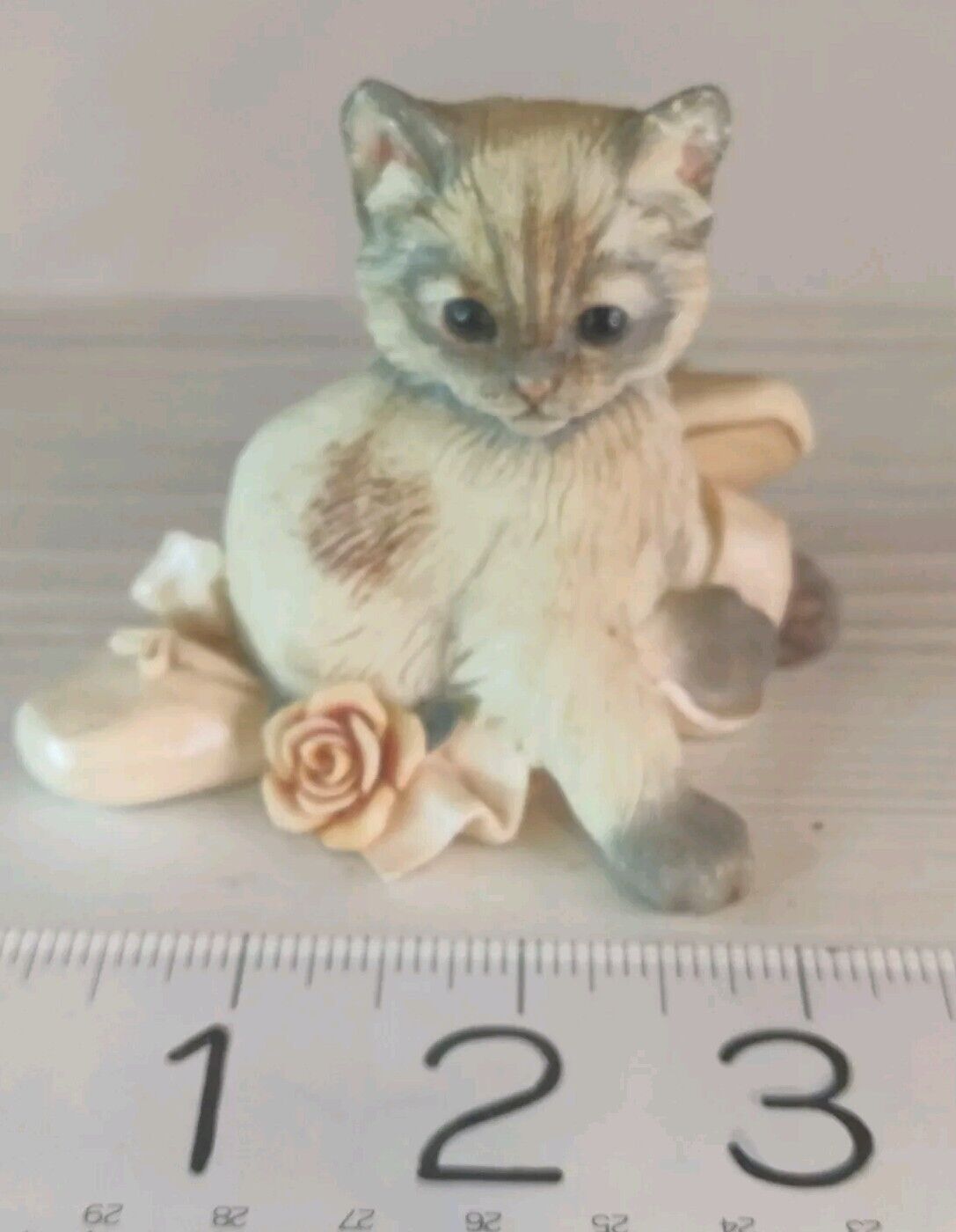 Kitten with Ballet Slipper 2001 Country Artists Figurine Shelf Curio 3\