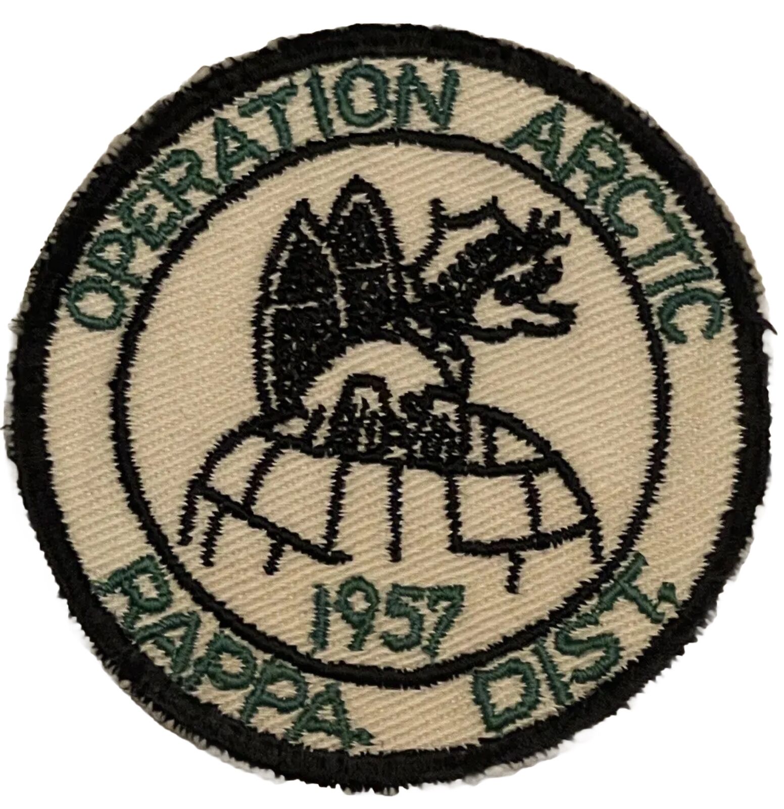 Rappa District Patch 1957 Operation Arctic BSA Boy Scouts Vintage Embroidered