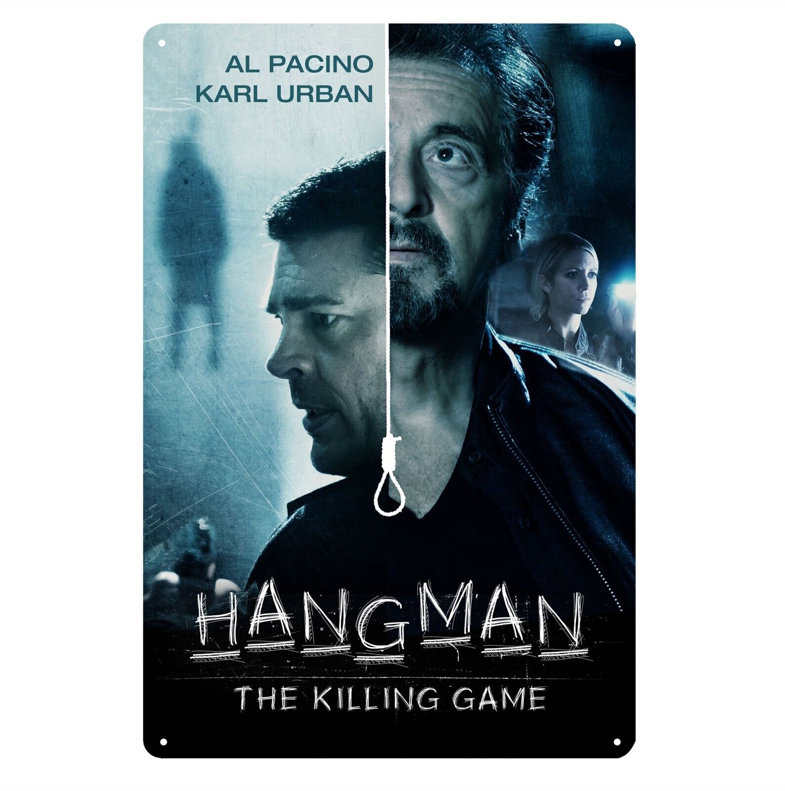 Hangman Al Pacino Movie Metal Poster Tin Sign 20x30cm Plaque