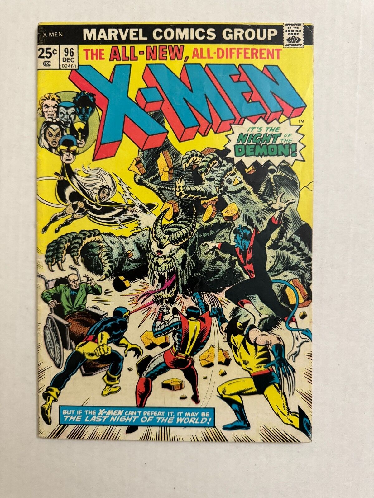Uncanny X-Men #96 FN 6.0 1st App Moira McTaggert Wolverine Berzerker 1975