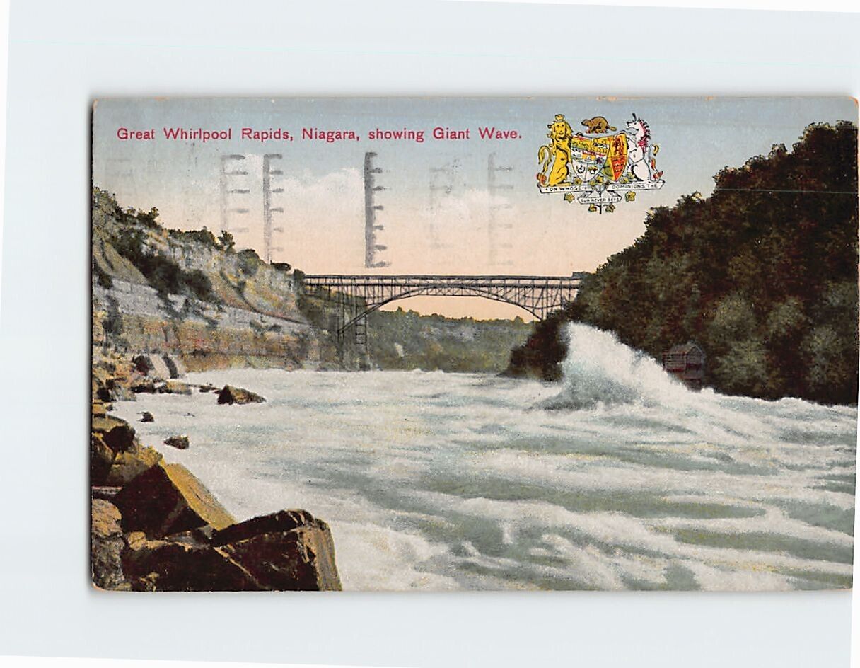 Postcard Great Whirlpool Rapids Niagara Falls North America