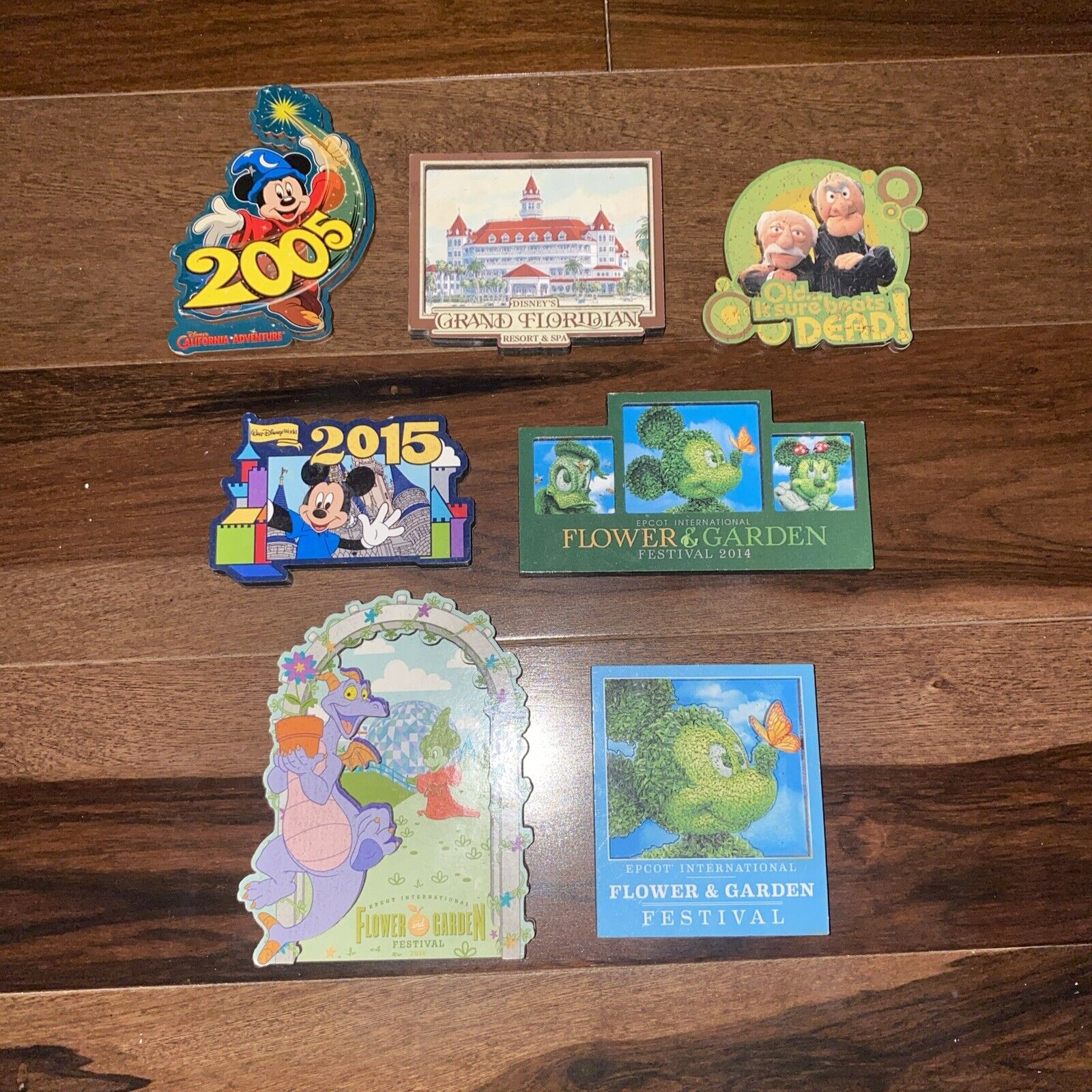 Lot Of Wooden Disney Magnets