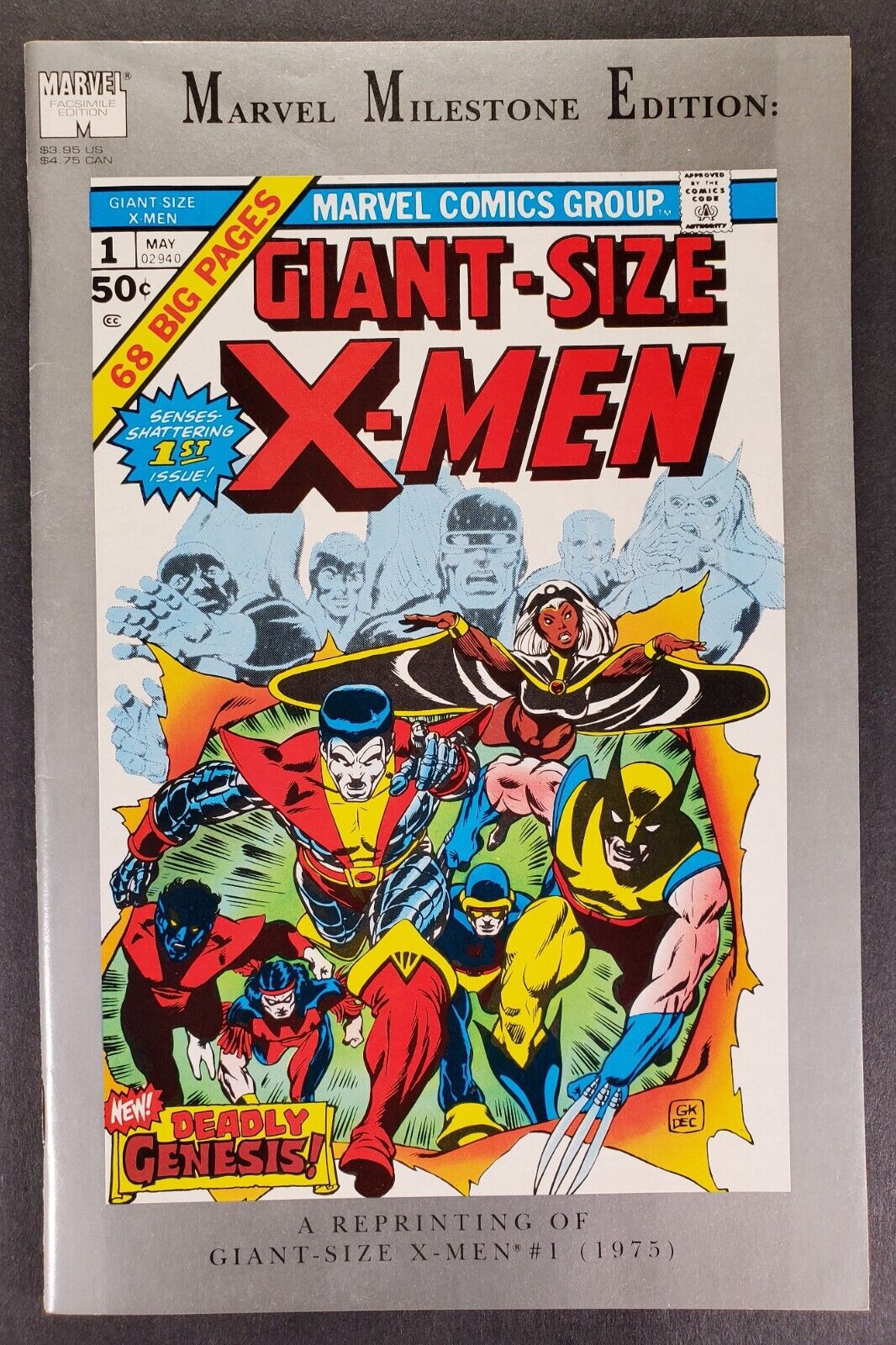 Marvel Milestone Edition Giant Size X-Men #1 Marvel Comics 1991