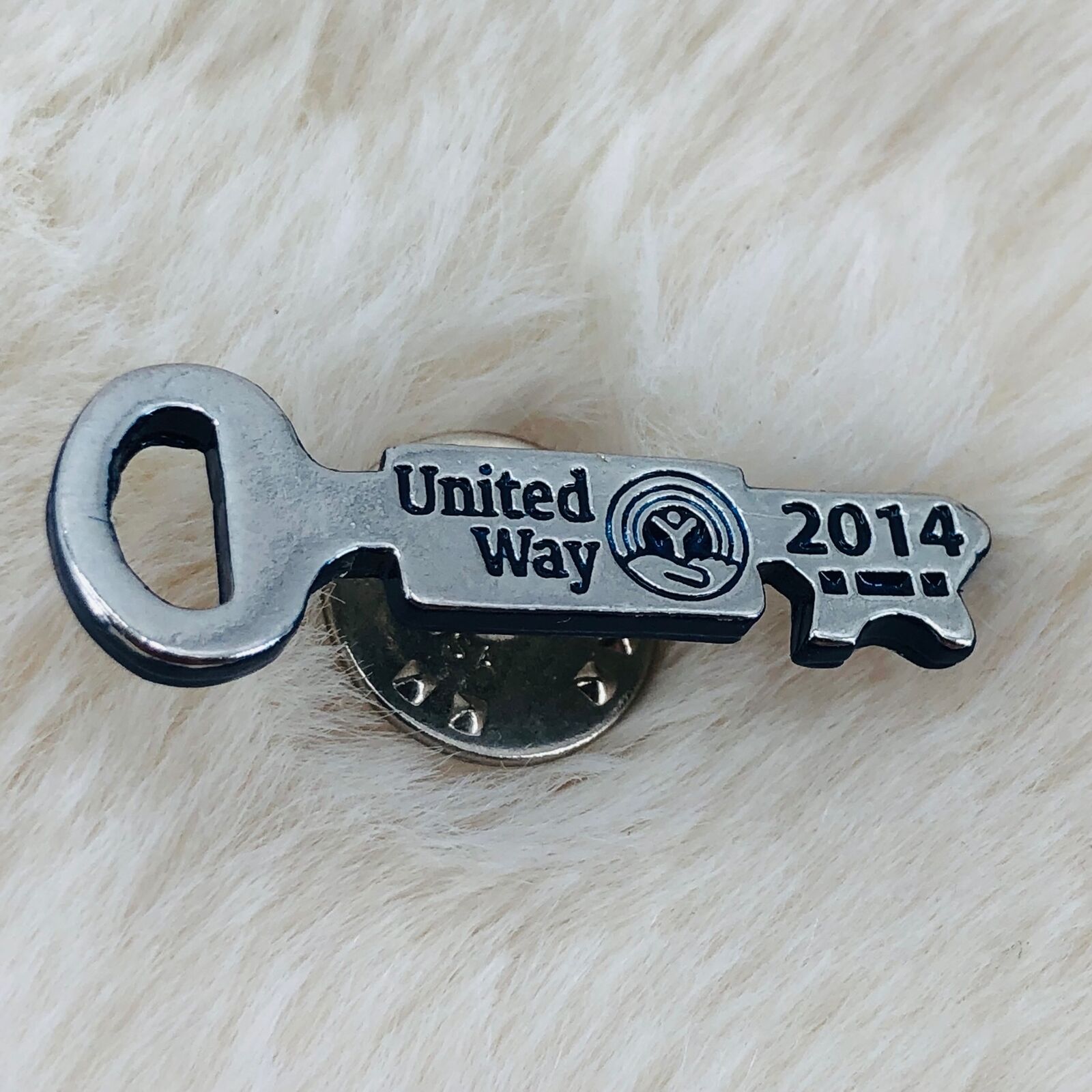 2014 United Way Key Shaped Lapel Pin