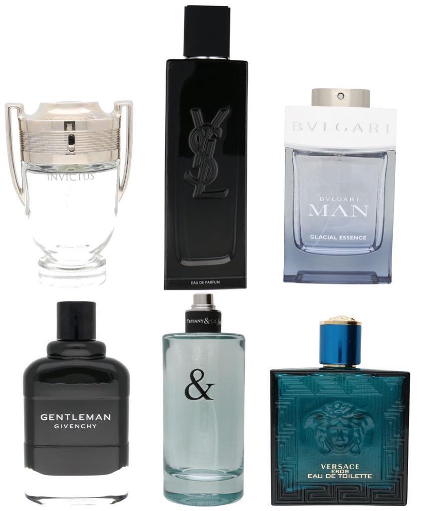 Bvlgari, Tiffany, Versace, Givenchy, YSL, Paco Rabanne  EMPTY Perfume Bottles