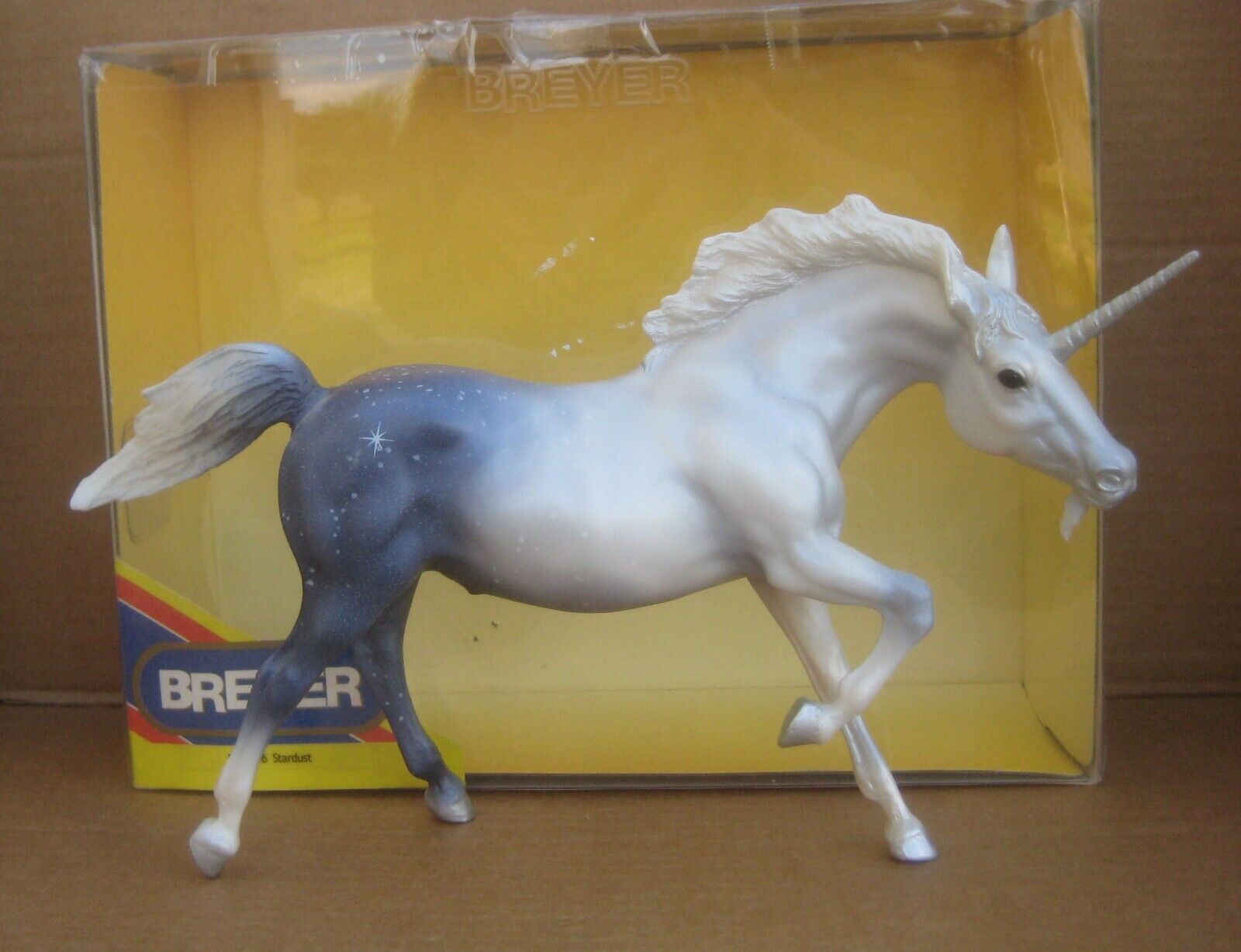 Breyer Horse 1146 Stardust Pearl Blue Unicorn Running Stallion Retired