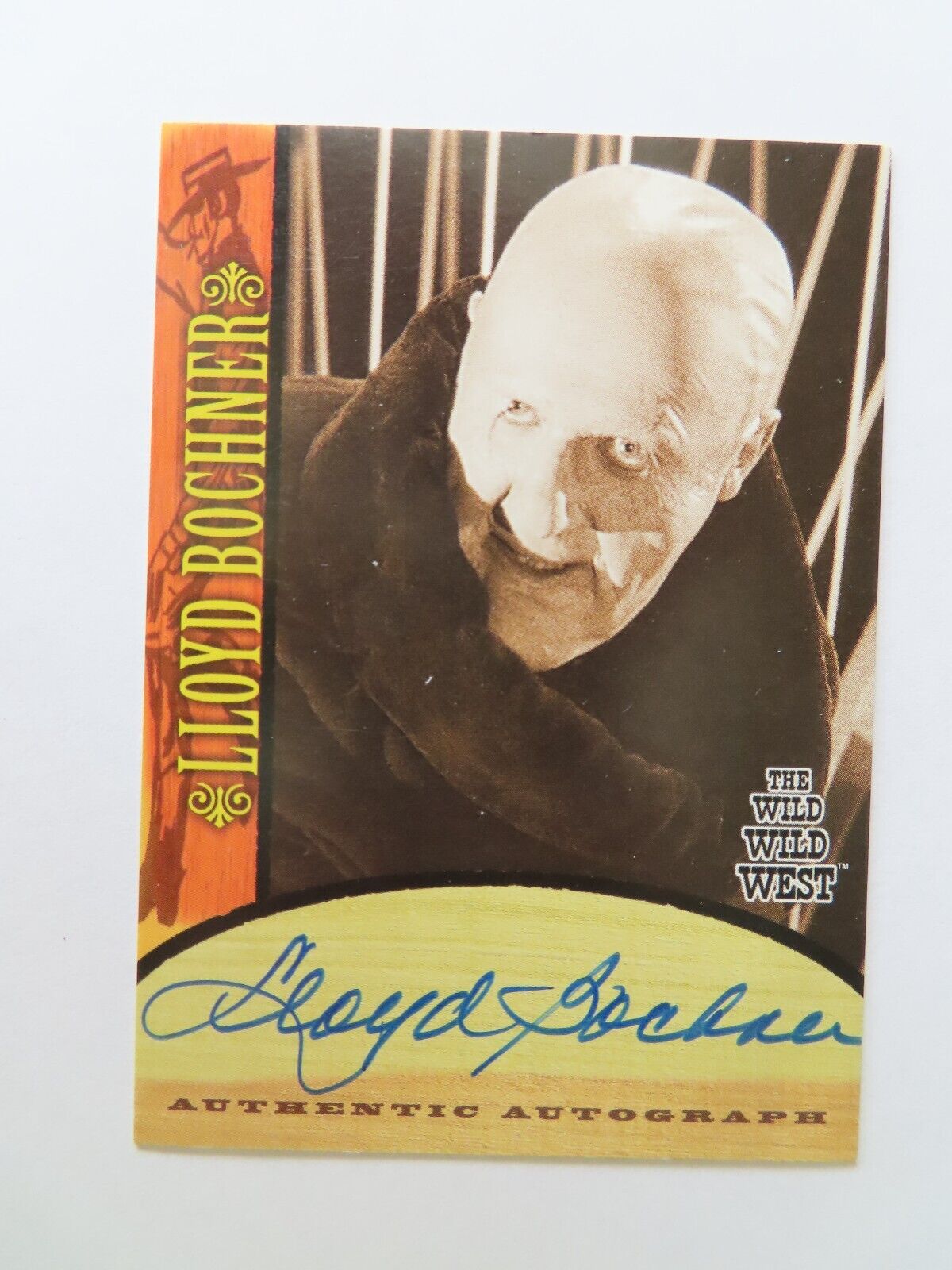 Authentic Signed Autographed Wild Wild West Card A3 Lloyd Bochner As Skull COA