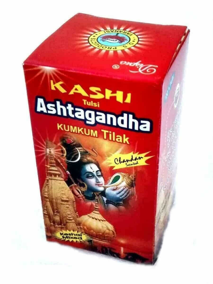 Kashi Tulsi Ashtagandha Chandan Tilak Chandan Powder for puja festival 60gram