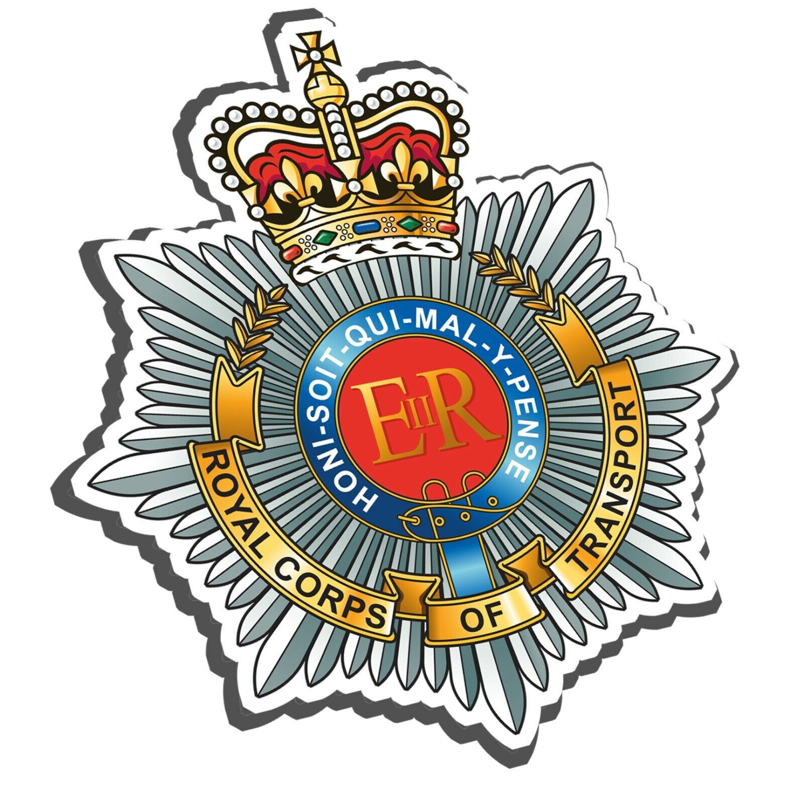 ROYAL CORPS OF TRANSPORT STICKER - BRITISH ARMY - RCT - RLC