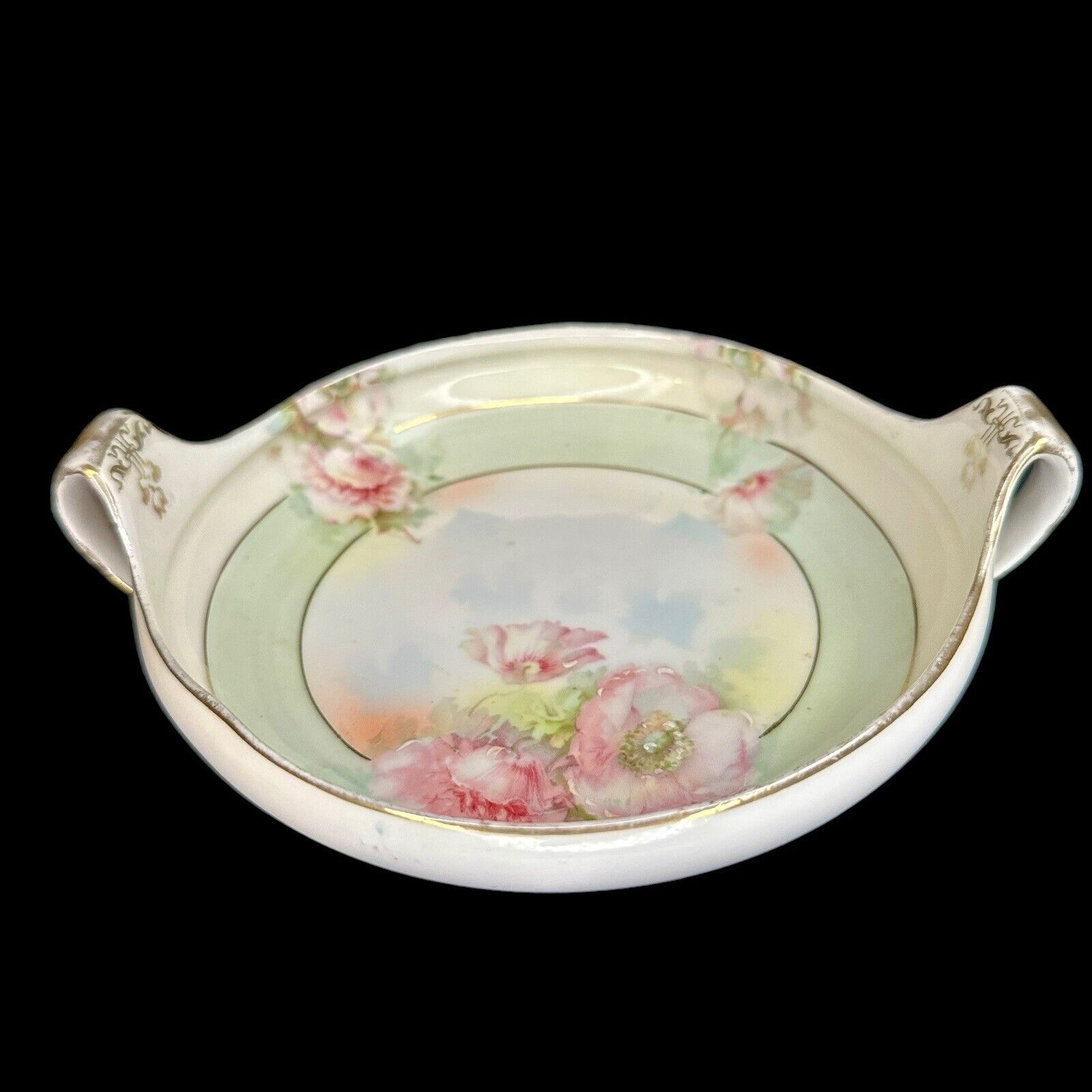 Prussia Candy Dish Antique Royal Rudolstadt Trinket Porcelain Bowl Decorative