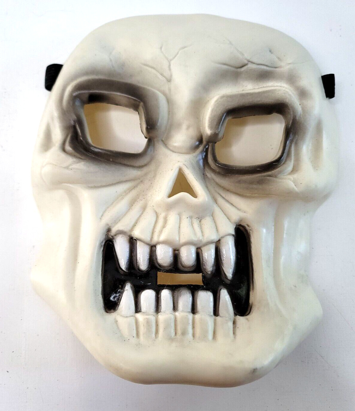 VTG Rubber Skull Halloween Mask Scary With Elastic Head Strap Costume Dolgen