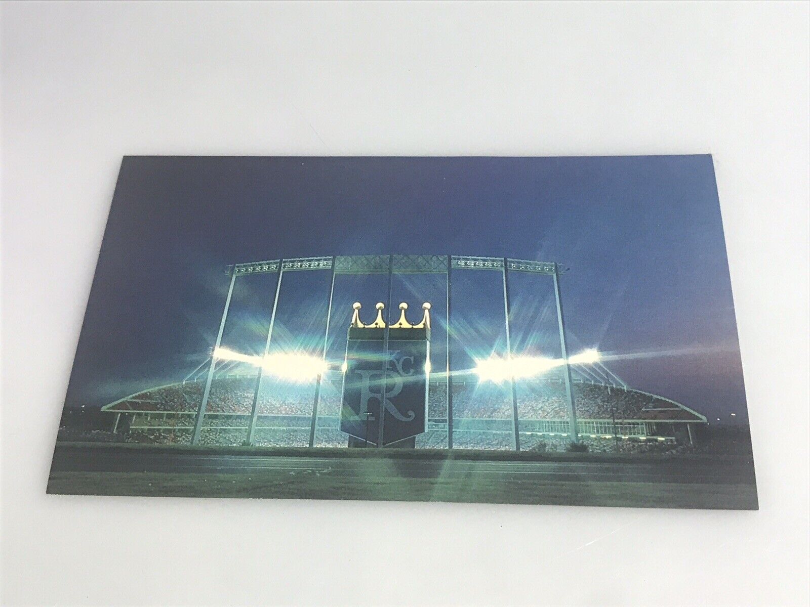 1985 World Series Kansas City Royals Stadium Postcard Bruce Mathews MCG