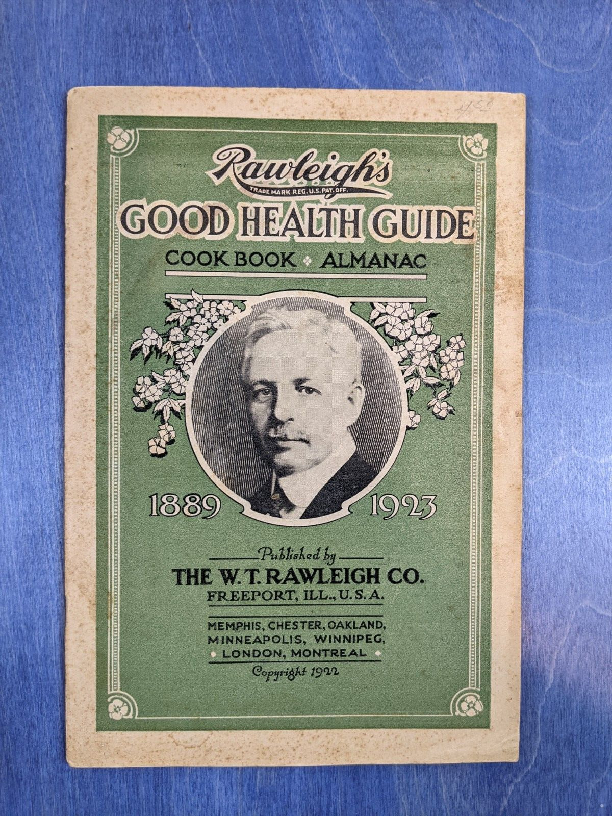 Vintage 1923 Rawleigh’s Good Health Guide Cook Book Almanac - Copyright 1922