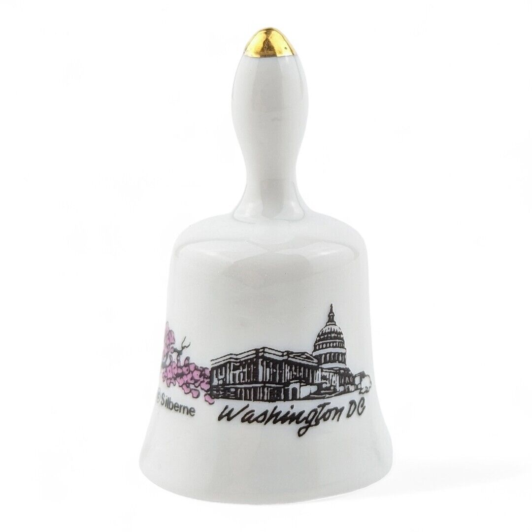 Washington DC Miniature Bell Collectible Travel Souvenir Flawed No Clapper