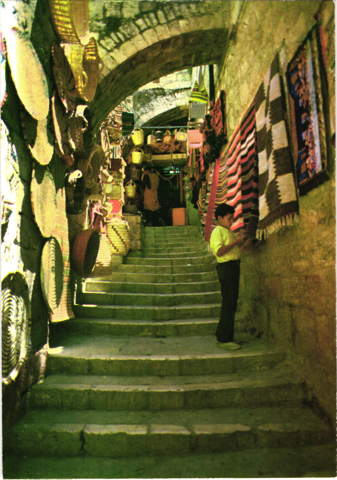 Jerusalem - Old City Street Scene - Postcard Unposted Star Cards