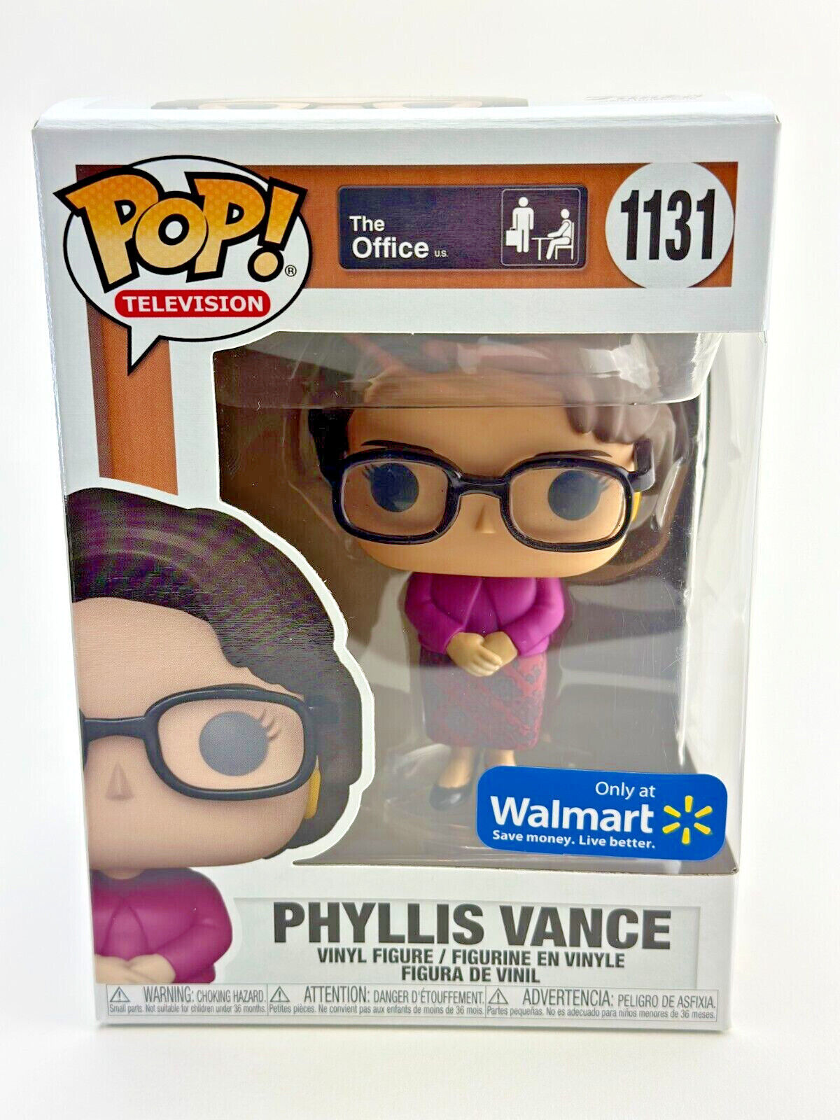Funko Pop The Office - Phyllis Vance - Walmart (WMT) (Exclusive) #1131 New