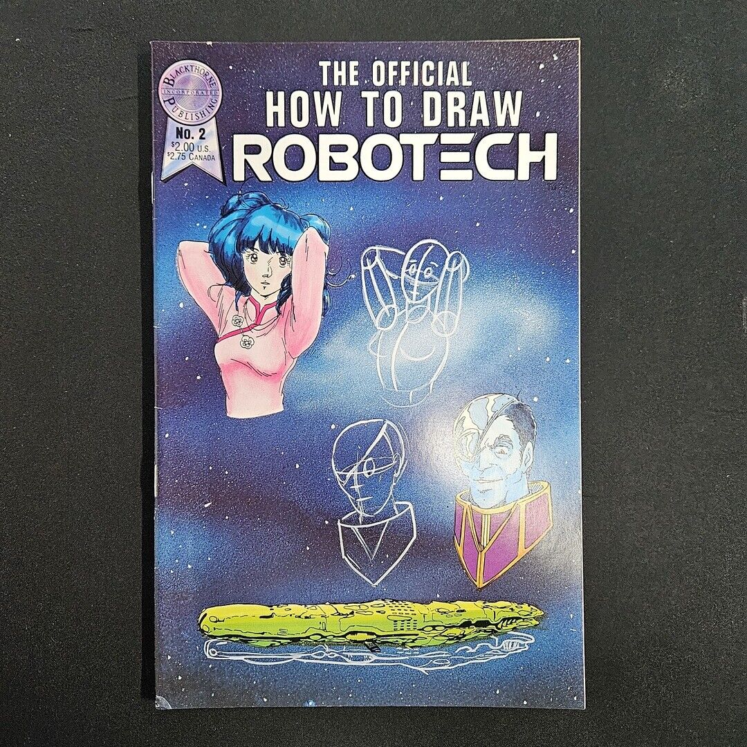 How to Draw Robotech #2 VF BlackThorne Publishing C299