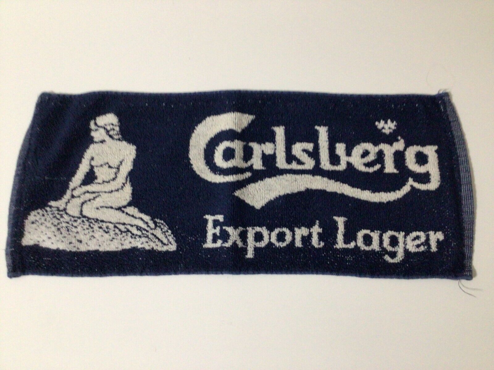 Carlsberg Export Lager Beer Towel, measures  7 1/2\
