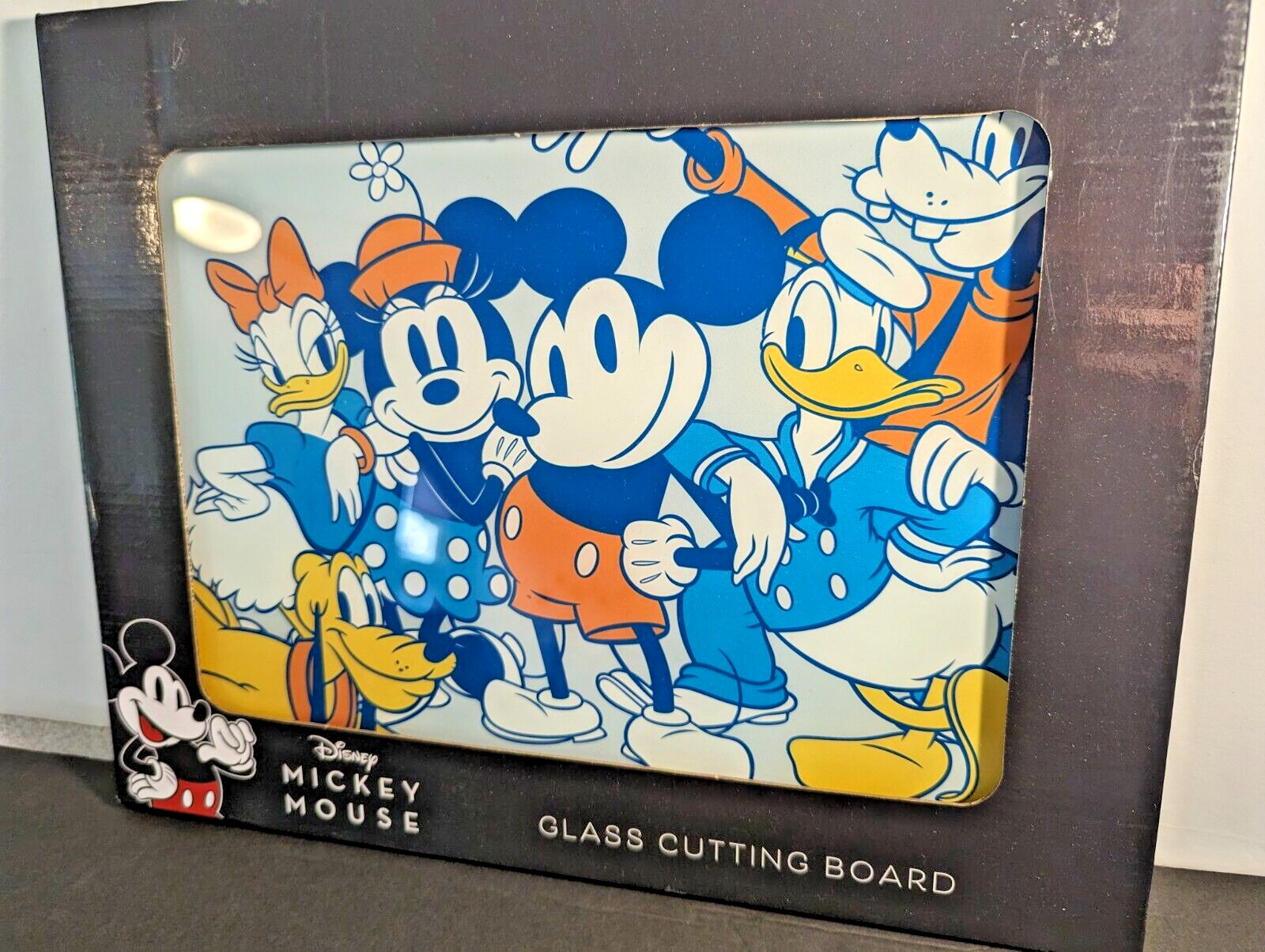DISNEY Mickey Mouse & Friends Glass Cutting Board 15\