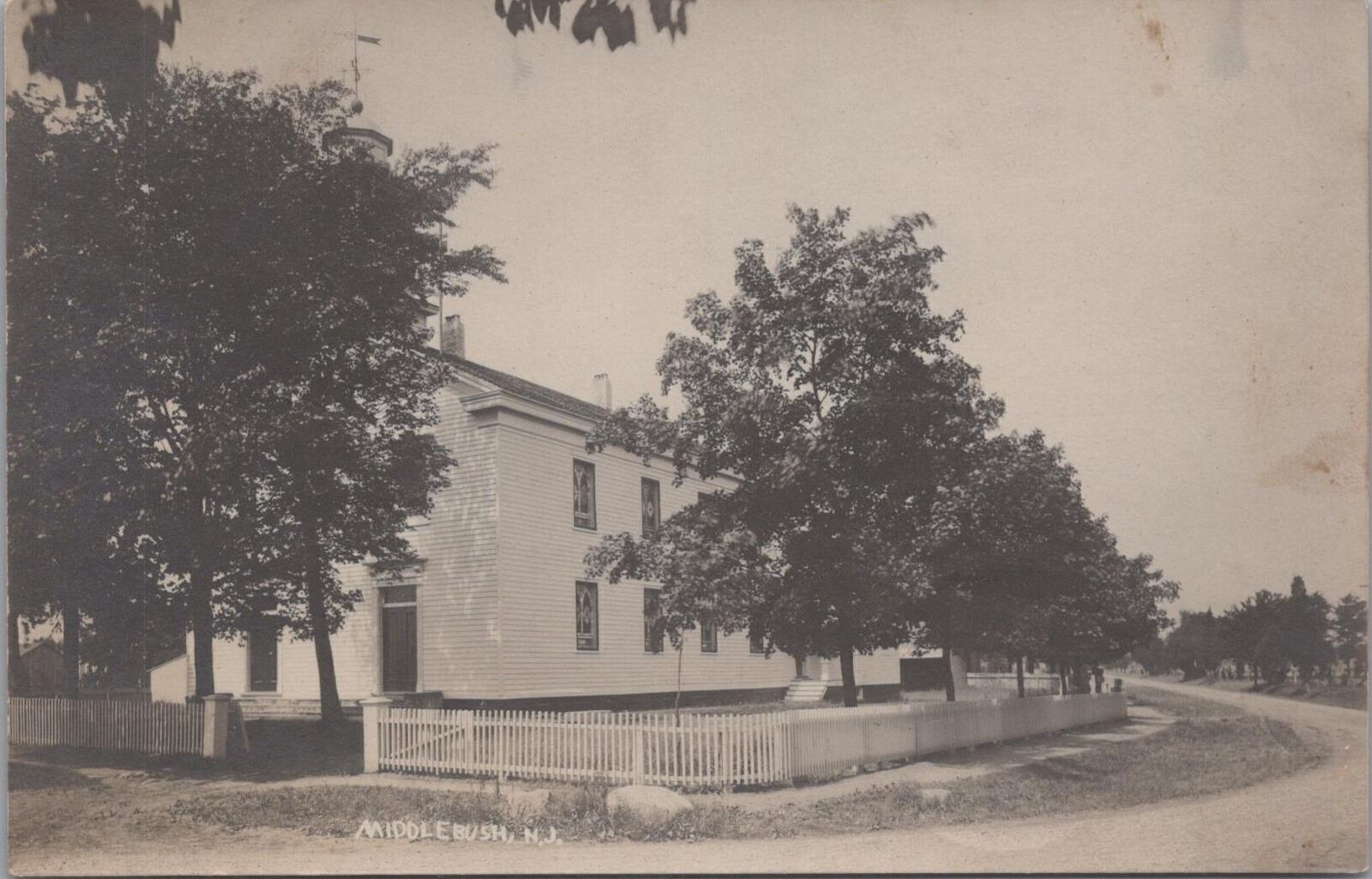 RPPC Postcard Middlebush NJ 1909