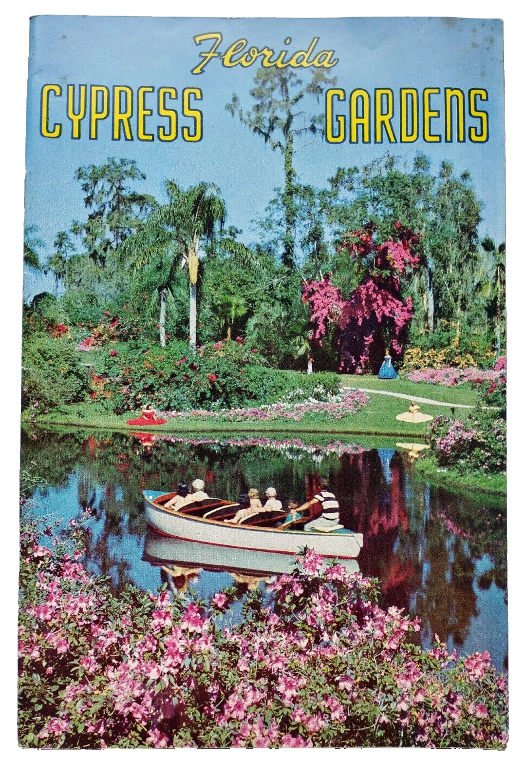 Florida Cypress Gardens Brochure Booklet Travel Guide 1950\'s