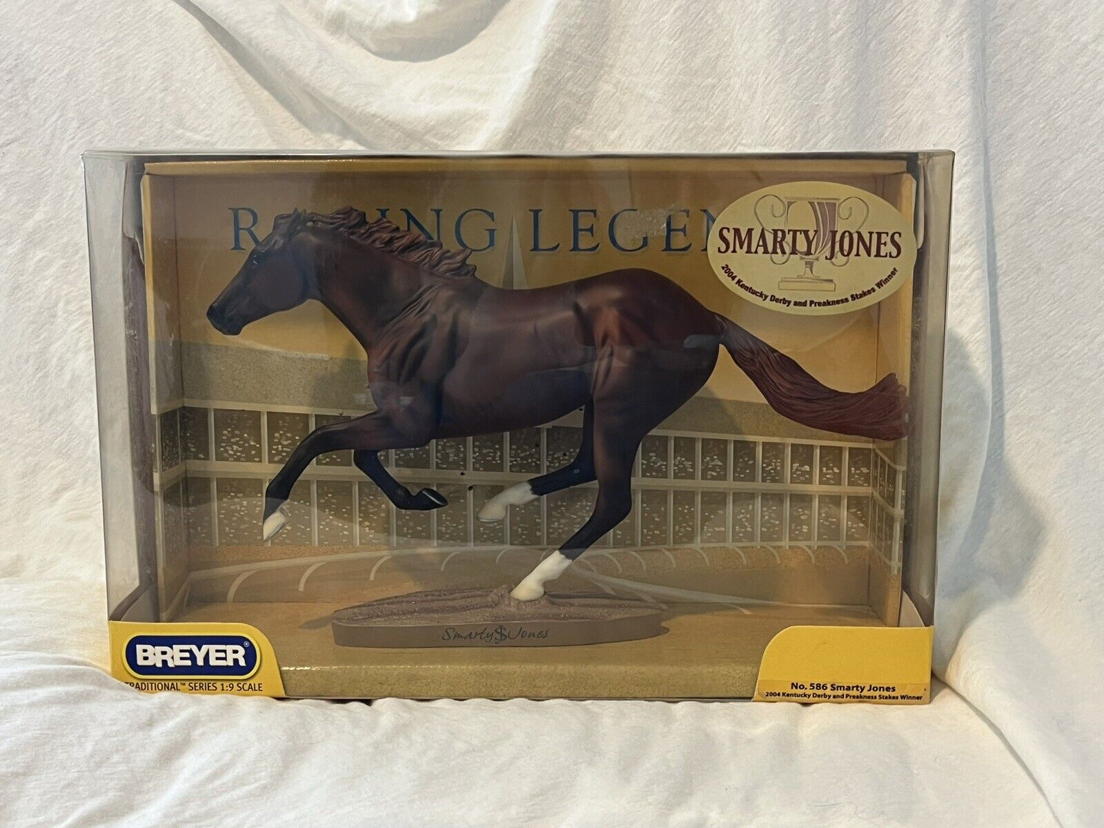 Breyer Horse No 586 Smarty Jones 2004 Kentucky Derby Preakness Stakes Winner