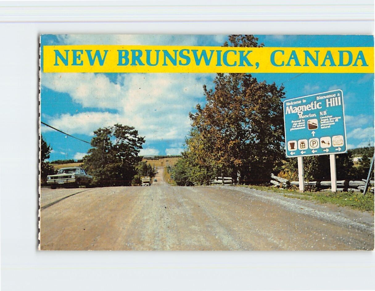 Postcard Magnetic Hill, Moncton, Canada