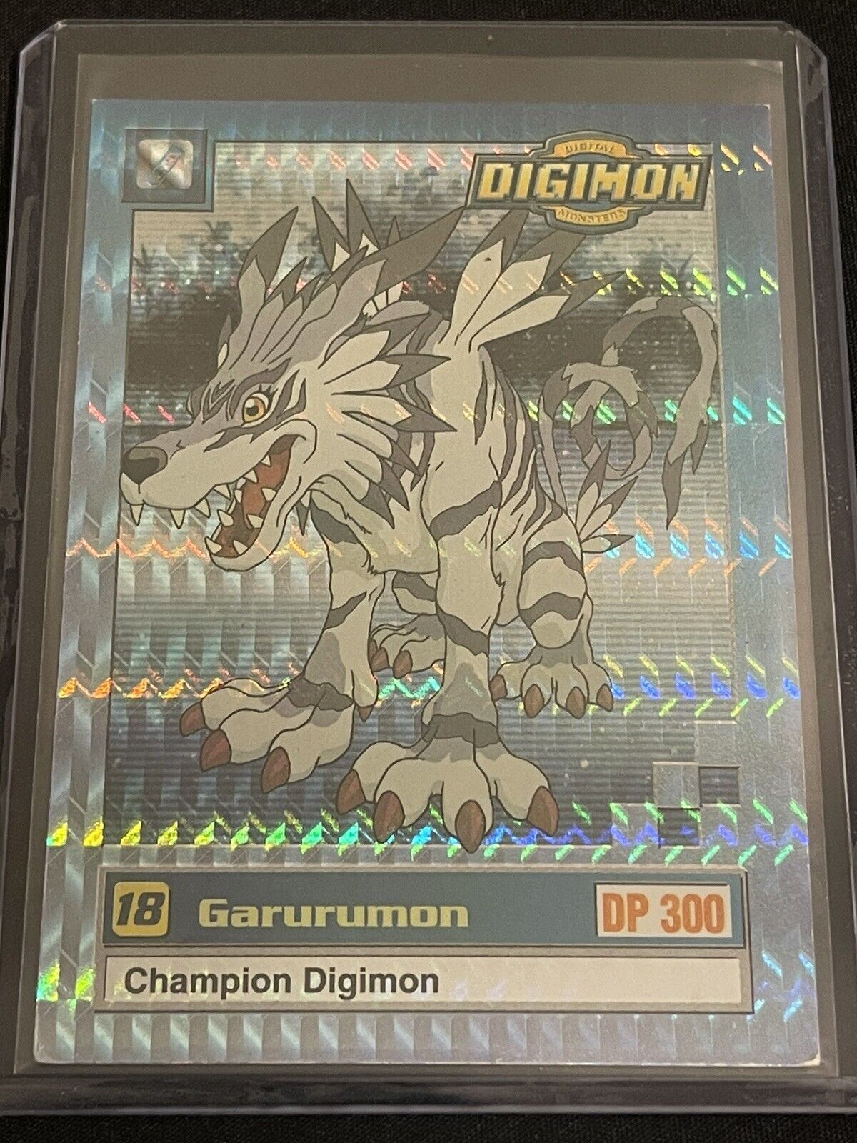 Digimon Animated Series 1 - PRISM Garurumon 20 of 34 - Upper Deck 1999 LP