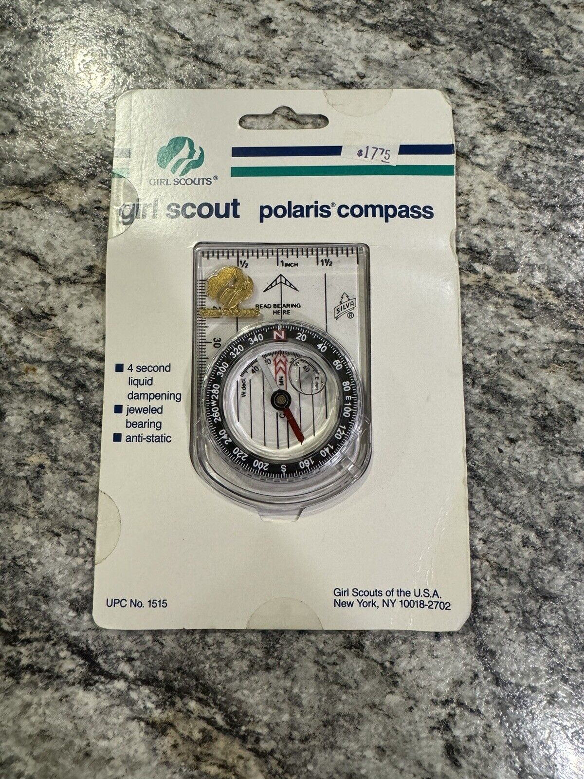 Rare Vintage Girl Scout Polaris Compass Sealed Never Opened