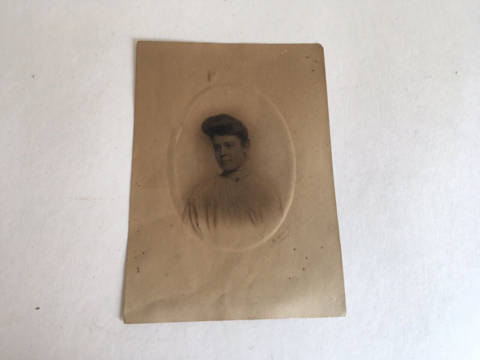 Vintage Photograph Woman Headshot March 1905 Myrtle Dewey