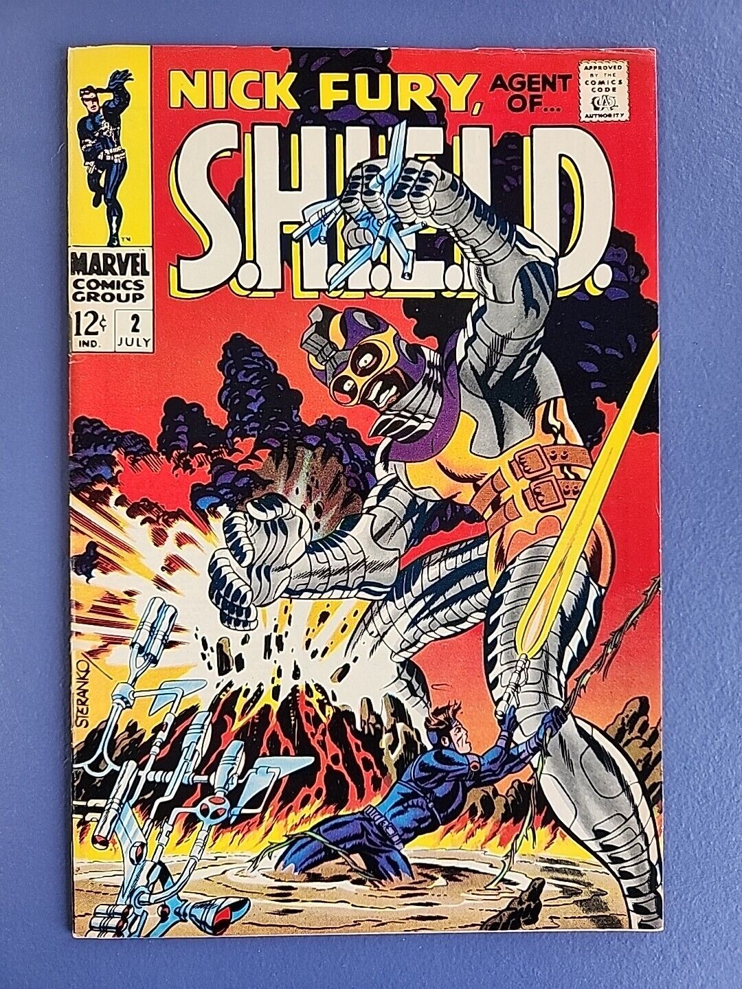 (1968) Nick Fury, Agent of SHIELD #2 SILVER AGE 2ND ISSUE  